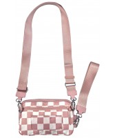 Crossbody-8036-7 CHECK PINK
